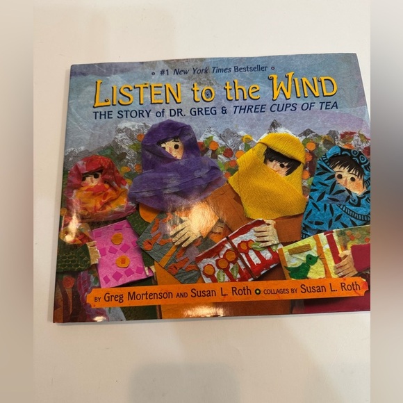 Children’s Book Listen to the Wind by Mortenson and Roth - Picture 2 of 7